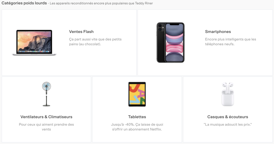 UX Writing de BackMarket