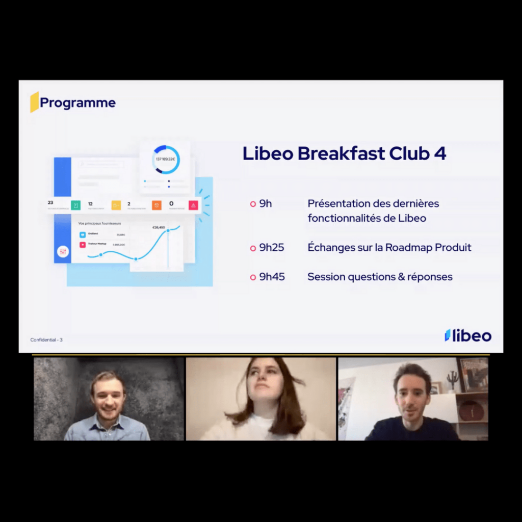 Libeo product manager roadmap produit collaborative breakfast club