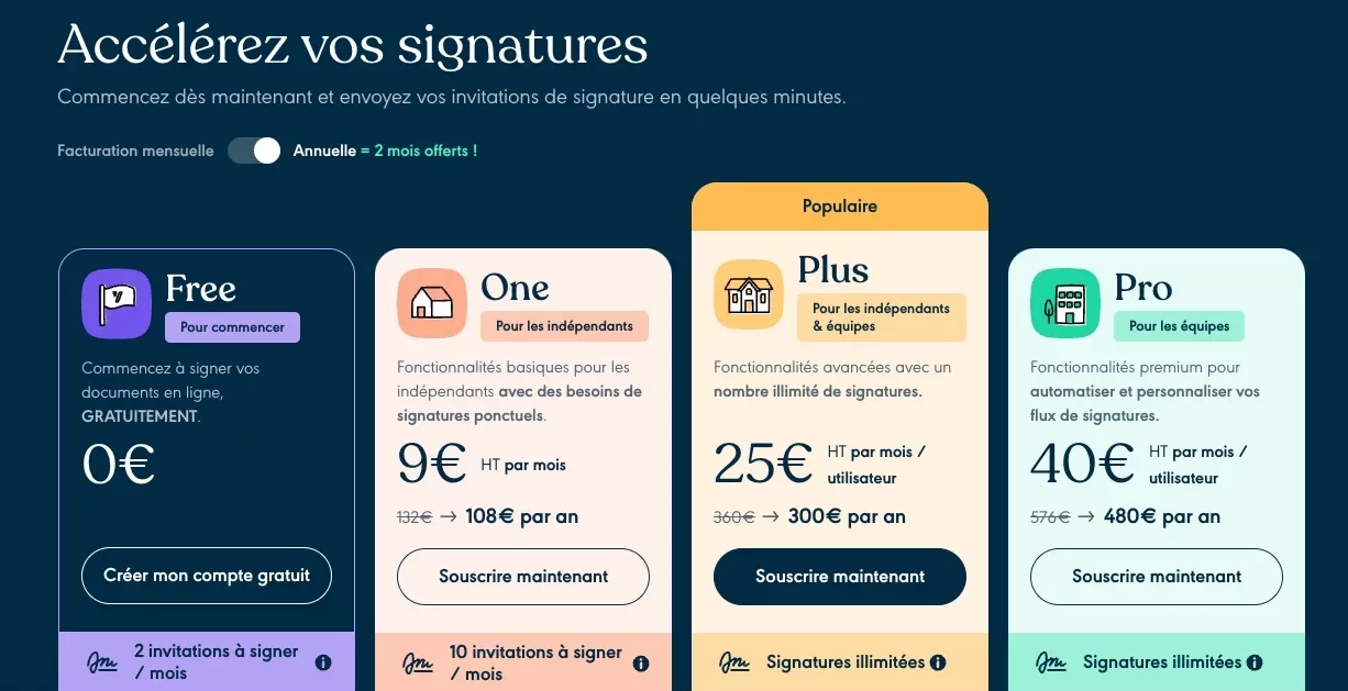 Comment Yousign A Revu Son Pricing Gr ce Ses quipes Produit Le Ticket