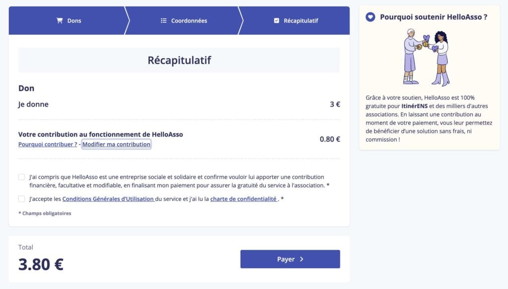 HelloAsso paiement flow